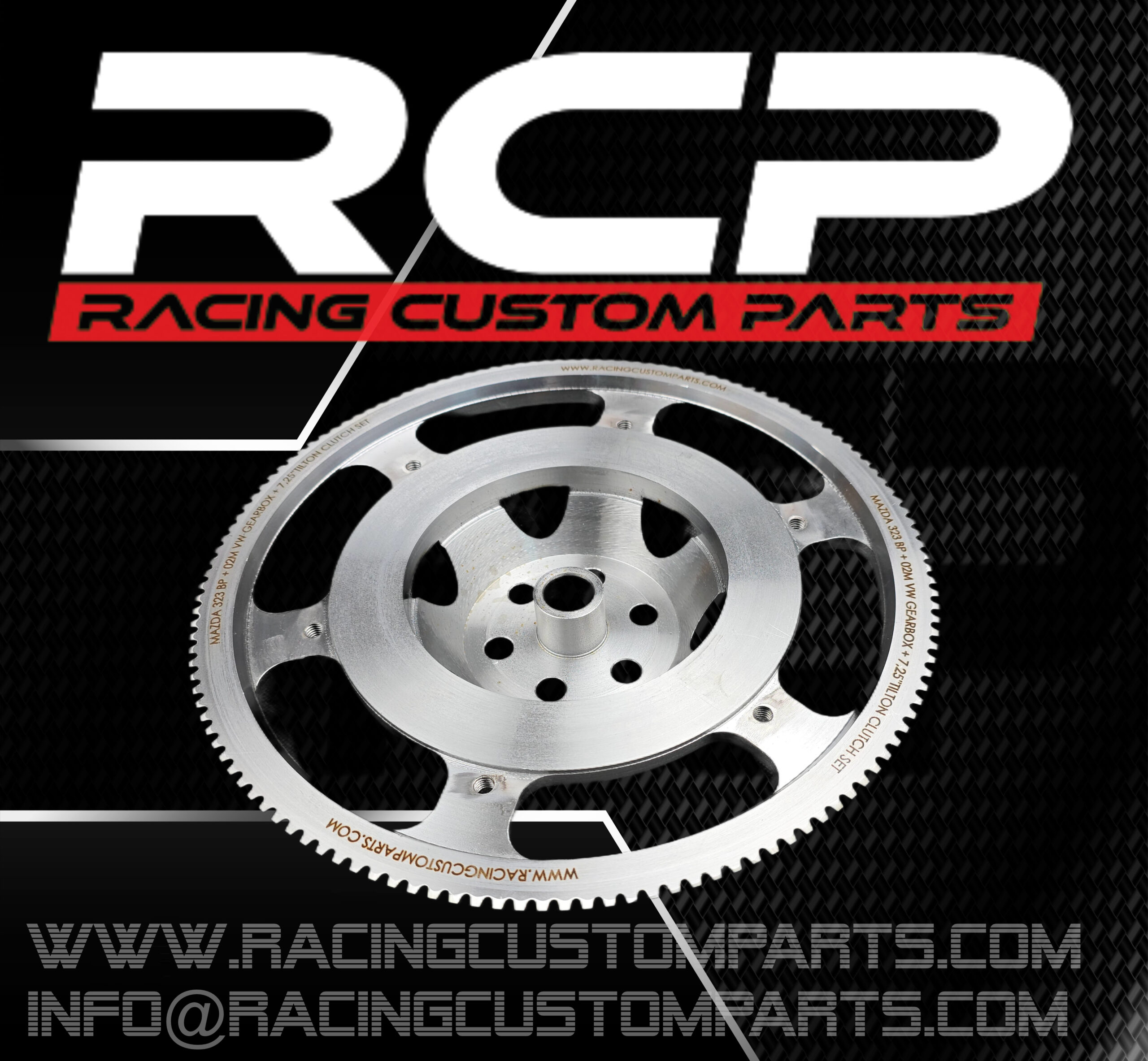 Mazda 323 BP 1840cc DOHC + 02M 6speed (VW) Gearbox flywheel