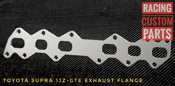 toyota supra 1jz-gte exhaust flange racing custom parts billet cnc