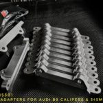 audi a3 8p big brake adapters racing custom parts billet cnc