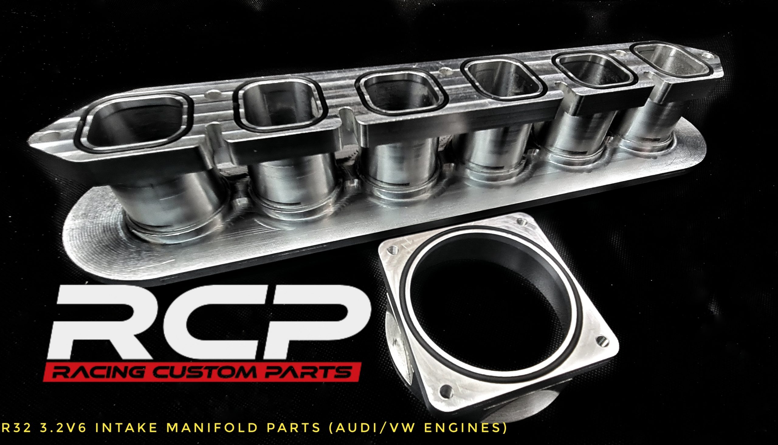 r32 audi vw 3,2v6 engine turbo intake manifold parts welding rcp racing custom parts diy vr6