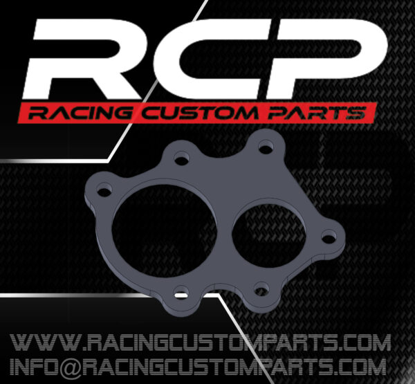 Opel Calibra Turbo C20LET Downpipe flange racing custom parts billet cnc