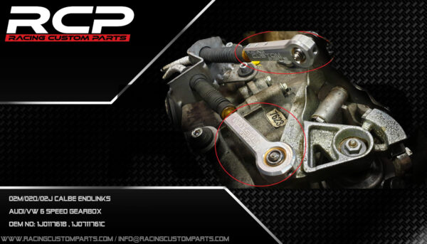 cable catch gearshift gear selector 02m 02q 02j racing custom parts rcp 1J011761B , 1J0711761C racing fast gear shift audi vw 6 speed gearbox