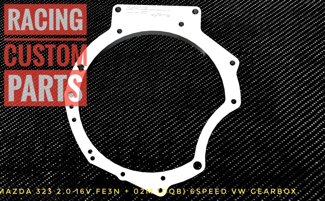 Mazda 323 FE3N + 02M 6speed (VW) Gearbox adapter Racing Custom Parts