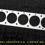Opel Senator 2,6 C/R plate racing custom parts