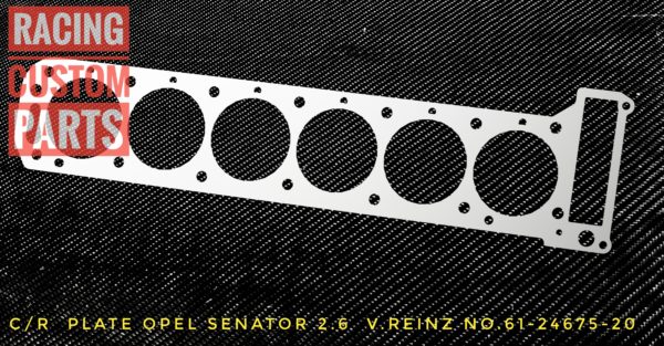 Opel Senator 2,6 C/R plate racing custom parts