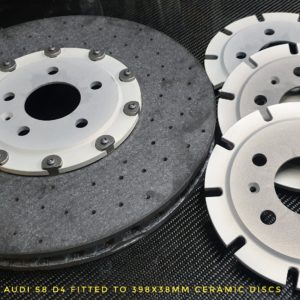 audi s8 d4 ceramic brake adaters racing custom parts billet cnc