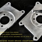 opel astra rear brake disc adapter 330mm handbrake billet cnc racing custom parts