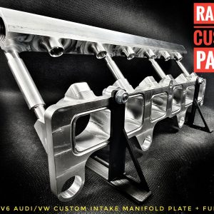 R36 3.6 V6 Audi VW custom billet cnc intake manfidold plate fuel rail racing custom parts passat
