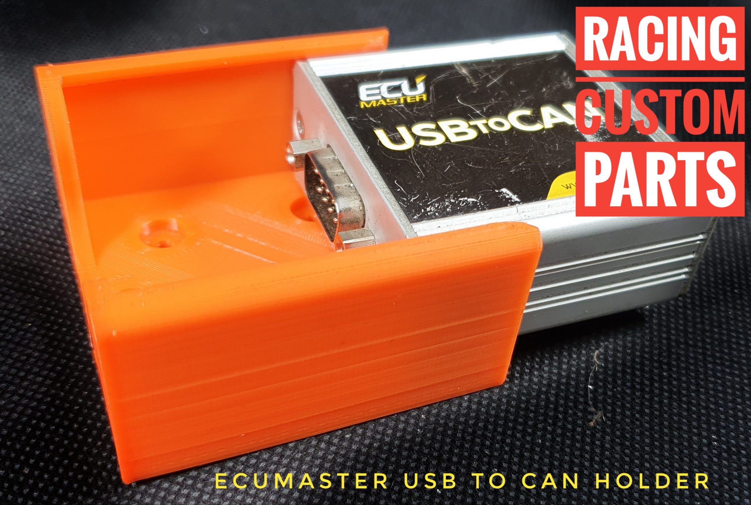 Ecumaster usb to can holder racing custom parts 3d printed parts