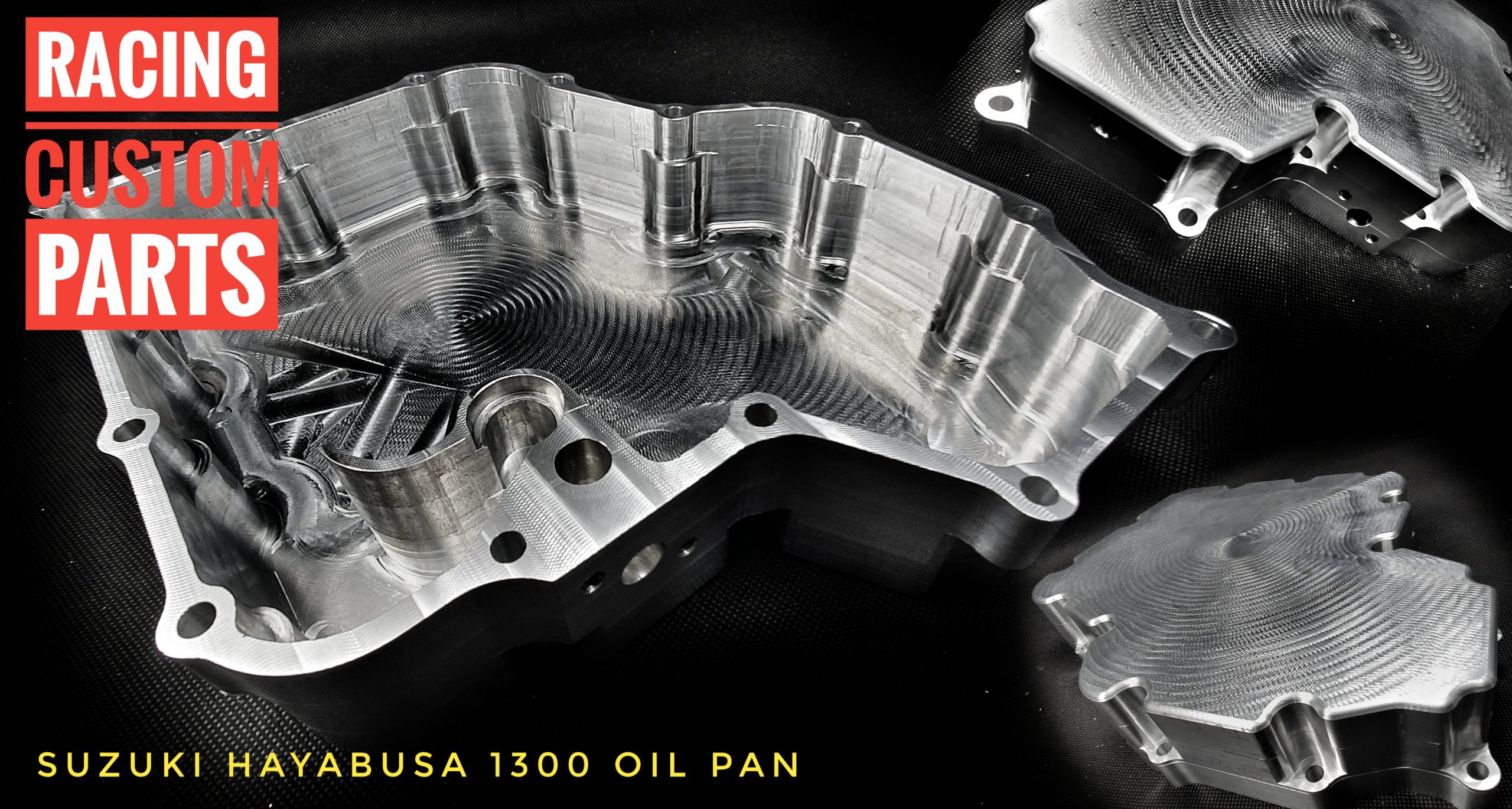 suzuki hayabusa billet cnc oil pan racing custom parts