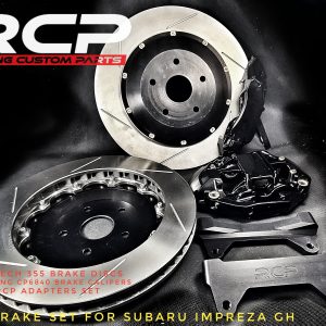 subaru impreza gh rally big brake adapters kit apracing stoptech wrc racing custom parts billet cnc