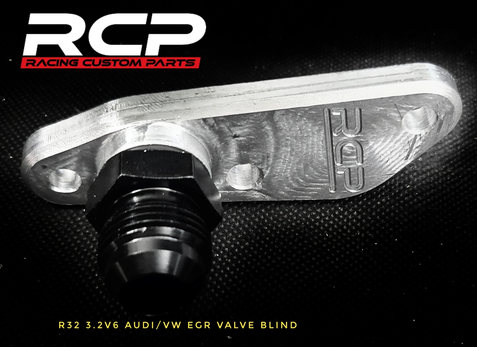 r32 audi vw turbo egr valve blind racing custom parts billet cnc