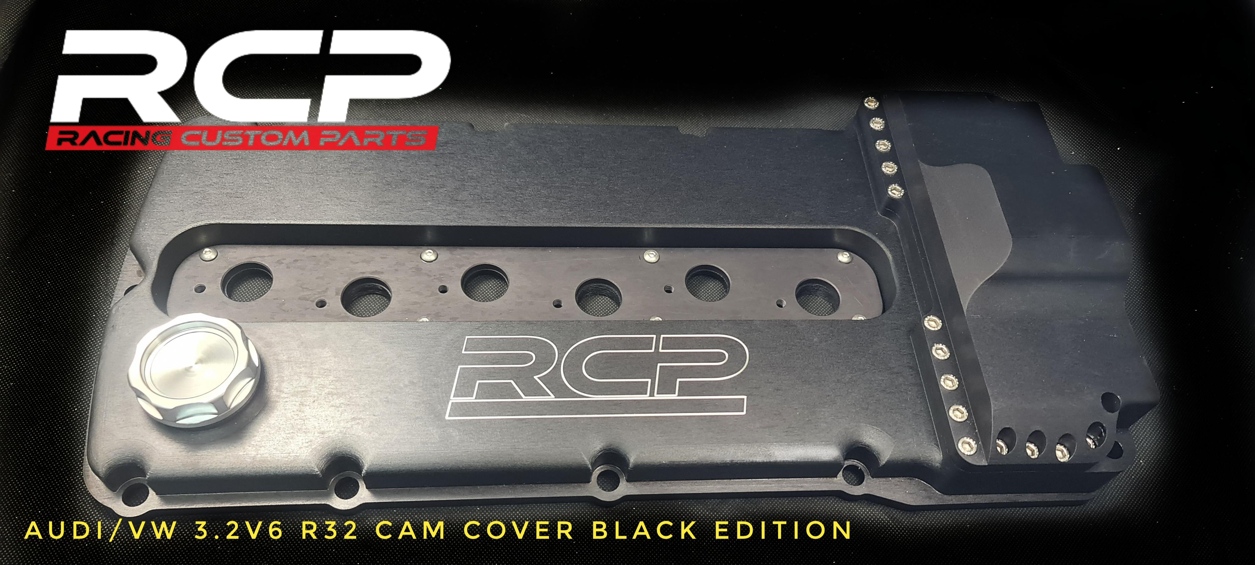 r32 vr6 r36 camcover headcover head cover cam cover cover r32 turbo r30 turbo audi turbo vw turbo vr6 rules rcp racing custom parts billet cnc billet cam cover