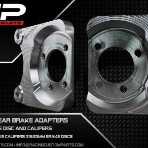 opel astra g zafira big rear brake adapters kit insignia racing custom parts rcp billet cnc