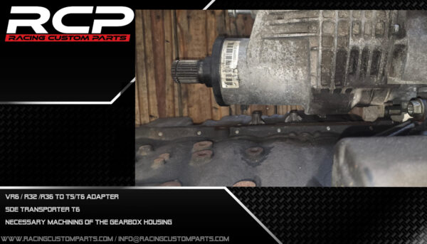 vr6 r32 r36 dsg dq500 automatic gearbox adapter conversion billet cnc racing custom parts transporter t6 sde fwd