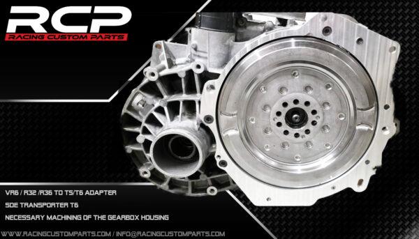 vr6 r32 r36 dsg dq500 automatic gearbox adapter conversion billet cnc racing custom parts transporter t6 sde fwd