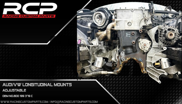 r32 vr6 r36 longitudinal engine mount audi a6 b6 b7 r32 turbo r36 turbo vr6 turbo rcp racing custom parts billet cnc