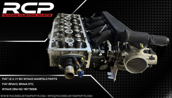 fiat fiat turbo fiat16vturbo fiat brava turbo fiat seicento turbo fiat cinquecento turbo 1.2 turbo 1.4turbo, rcp racing custom parts billet cnc intake manifold diy kit fiat intake manifold fiat turbo intake fiat turbo manifold