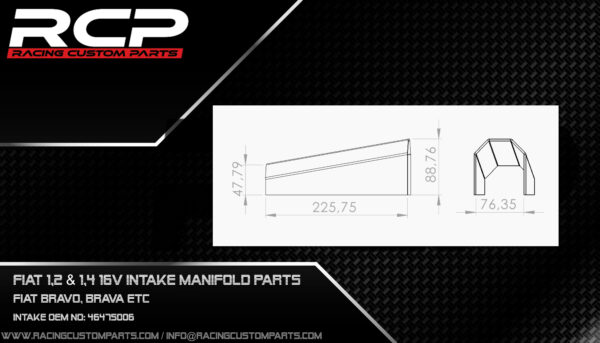 fiat fiat turbo fiat16vturbo fiat brava turbo fiat seicento turbo fiat cinquecento turbo 1.2 turbo 1.4turbo, rcp racing custom parts billet cnc intake manifold diy kit fiat intake manifold fiat turbo intake fiat turbo manifold