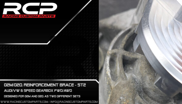 02m 02q reinforcement set brace 4th gear holder rcp racing custom parts vw turbo audi turbo 6speed
