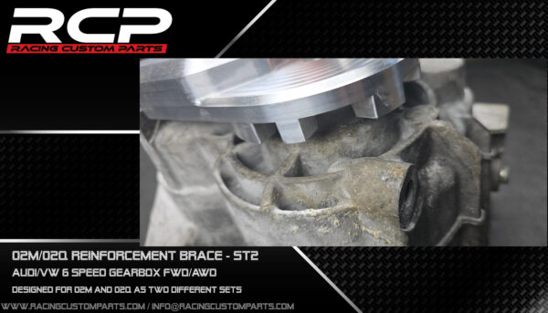 02m 02q reinforcement set brace 4th gear holder rcp racing custom parts vw turbo audi turbo 6speed