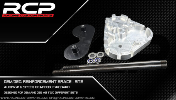 02m 02q reinforcement set brace 4th gear holder rcp racing custom parts vw turbo audi turbo 6speed