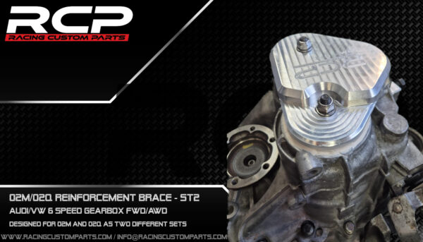 02m 02q reinforcement set brace 4th gear holder rcp racing custom parts vw turbo audi turbo 6speed