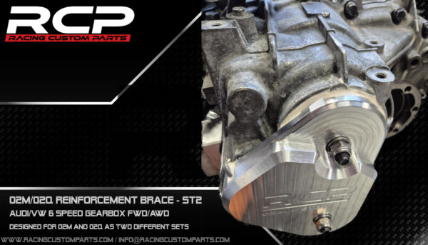 02m 02q reinforcement set brace 4th gear holder rcp racing custom parts vw turbo audi turbo 6speed