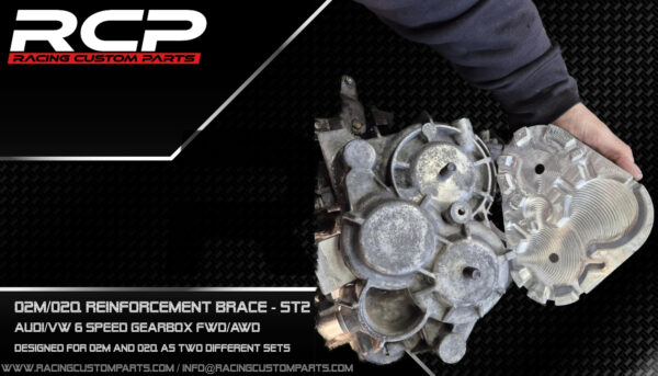 02m 02q reinforcement set brace 4th gear holder rcp racing custom parts vw turbo audi turbo 6speed