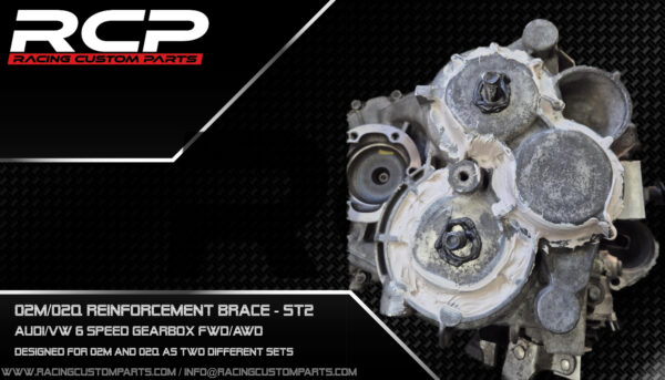 02m 02q reinforcement set brace 4th gear holder rcp racing custom parts vw turbo audi turbo 6speed