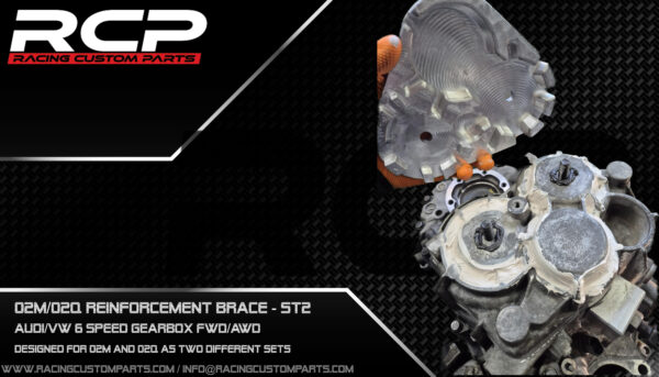 02m 02q reinforcement set brace 4th gear holder rcp racing custom parts vw turbo audi turbo 6speed