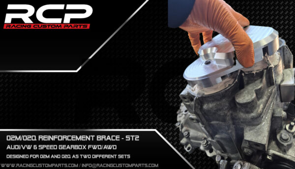 02m 02q reinforcement set brace 4th gear holder rcp racing custom parts vw turbo audi turbo 6speed