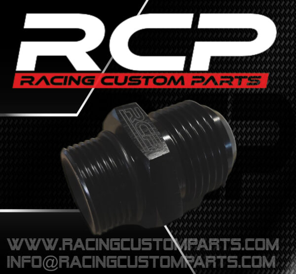 an12, m24x1.5, adapter, hose fitting, an12 fitting, M24 fitting, m24x1.5fitting, AN12 JIC Flare, rcp, racing custom parts,