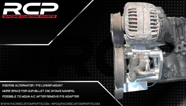 R32 / VR6 Alternator A/C lower mount r32 vr6 r32 alternator vr6 alternator r32 a/c mount vr6 a/c mount r32 alternator mount vr6 alternator mount rcp racing custom parts billet cnc vr6 turbo r32 turbo r30 turbo1000hp