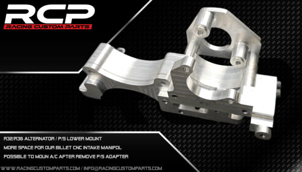 R32 / VR6 Alternator A/C lower mount r32 vr6 r32 alternator vr6 alternator r32 a/c mount vr6 a/c mount r32 alternator mount vr6 alternator mount rcp racing custom parts billet cnc vr6 turbo r32 turbo r30 turbo1000hp