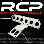 R32 3,2 v6 audi vw stainless steel exhaust plate billet cnc racing custom parts turbo t4 twinscroll exhaust manifold plate