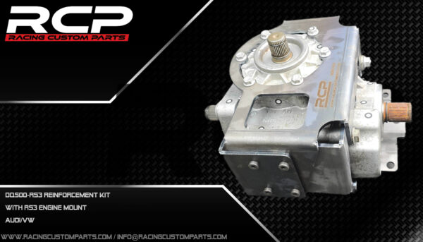 dq500 rs3 turbo dsg transfer case reinforcement set reinforcement 6speed awd 4motion audi vw audi4x4 vw4x4 rcp racing custom parts drag racing, rally upgrade plate transfer case kit reinforcement kit