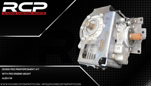 dq500 rs3 turbo dsg transfer case reinforcement set reinforcement 6speed awd 4motion audi vw audi4x4 vw4x4 rcp racing custom parts drag racing, rally upgrade plate transfer case kit reinforcement kit