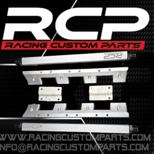 Audi S5 RS5 4,2 V8 fsi turbo custom intake manifold cnc turbo conversion walke motorsport racing custom parts rcp caua cau additional fuel rail mpi fueling audi power dragracing 2000hp caua port injectors weldin adapers additional fuel rail
