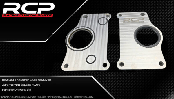 awd delete kit awd to fwd conversion 02m 02q reinforcement set brace 4th gear holder rcp racing custom parts vw turbo audi turbo 6speed