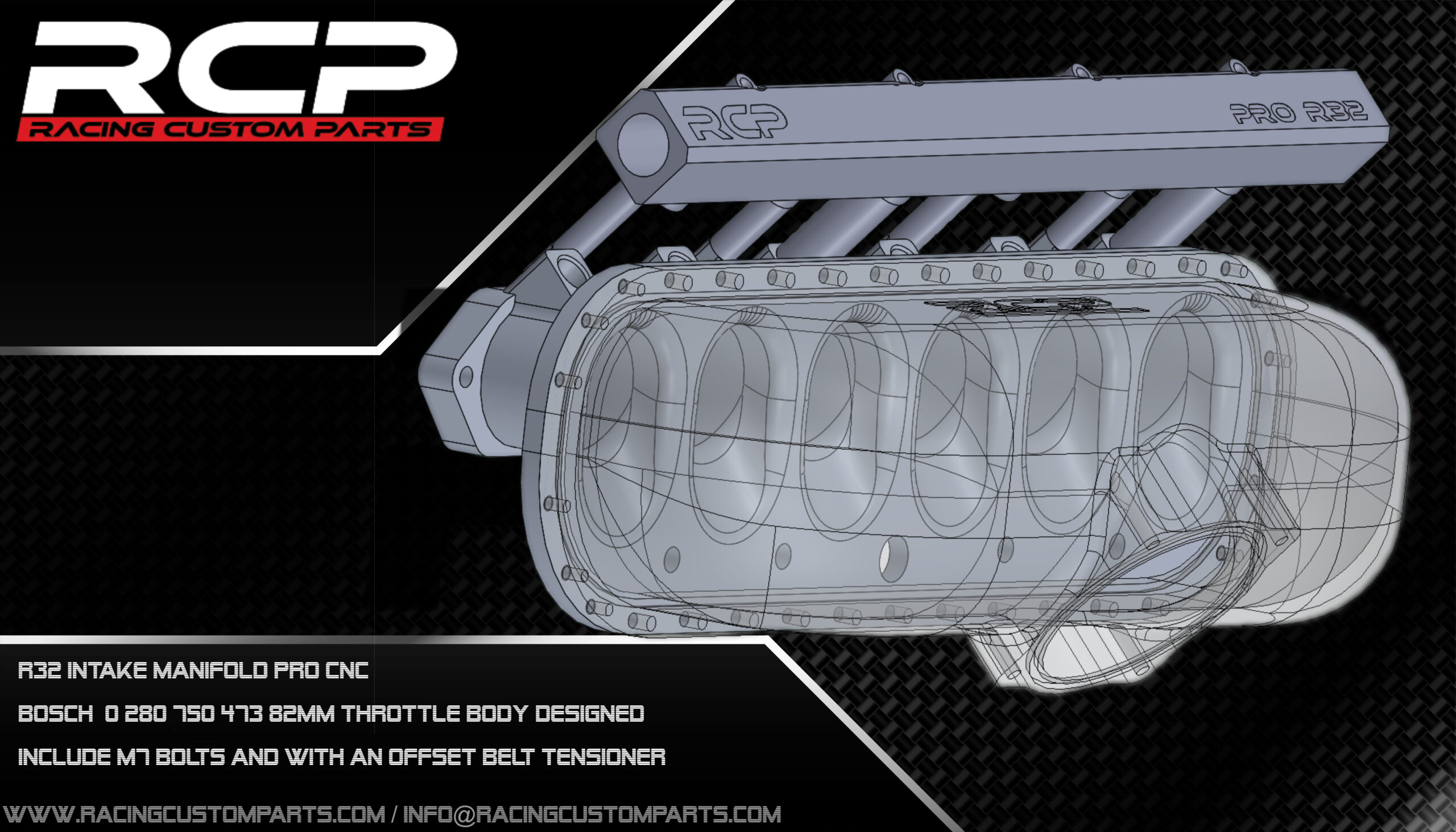 R32 3,2 V6 Audi/VW Custom Billet Cnc Intake Manifold PROII r32 intake manifold billet cnc turbo 1000hp best manifold big manifold rcp racing custom parts dragracing racing vr6 r36 longitudinal swap porsche 911 porsche 996 vr6 intake manifold pro r30 turbo