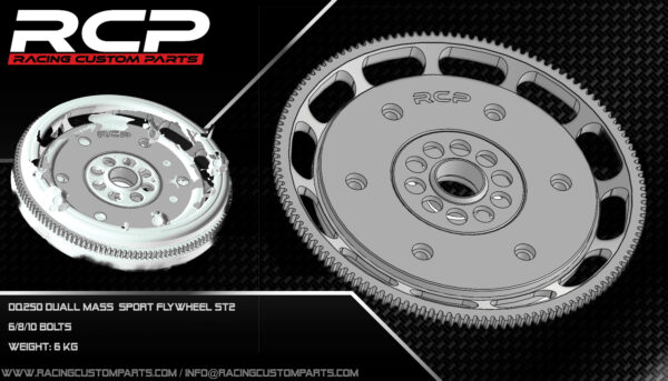 Audi RS3 VR6 R32 R36 1,,8turbo 6holes 10holes 8holes dq250 dual mass sport flywheel rcp racing custom parts dragracing fast audi vw turbo dsg gearbox