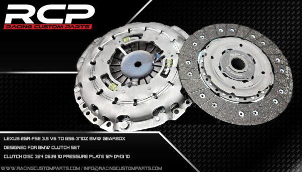 Lexus 2GR-FSE to GS6-37DZ adapter set lexus 2gr-fse 3,5 v6 engine swap toyota turbo bmw gearbox drift gs637dz rcp racing custom parts oil pan oil sump custom oil pan bmw gearbox gs6-37dz adapter plate adaptor spacer flywheel custom flyhweel