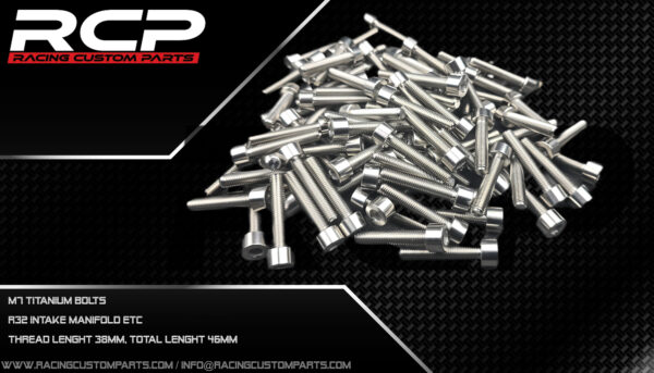 Treść wiadomości Gemini M7 bolts titanium bolts intake manifold r32 intake manifold rcp racing custom parts r32 turbo vr6 turbo r36 turbo 32 vr6 r36